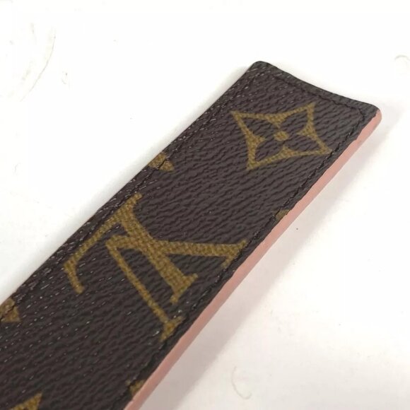 LOUIS VUITTON Monogram Ceinture-Initial Reversible belt